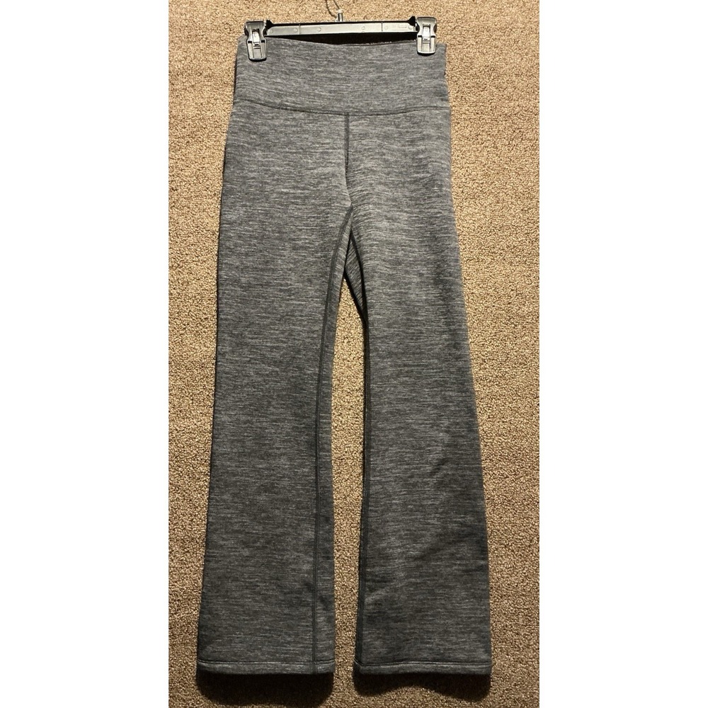 Athleta Altitude Pant XXS P‎ POLARTEC Power Stretch Heather Gray Black 486188